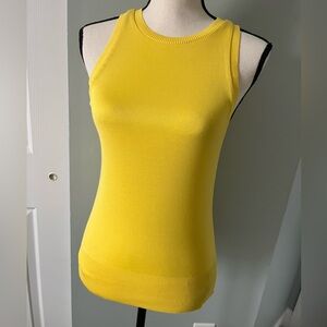 Ralph Lauren Sleeveless Yellow Knit Tank Top - Women’s Medium